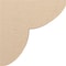 Ekena Millwork 7"W x 28"D x 28"H Thin Crestline Rough Cedar Woodgrain TimberThane Corbel, Primed Tan CORUR07X28X28CRERCPR - alternate 4